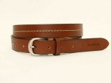  stitched cowhide belt for women